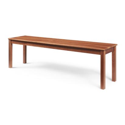 Bancă dining din lemn Trerunulu 140x35x45 cm, finisaj nuc