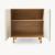 Sideboard Ferrersp mit 2 Türen 80x80x40 cm Eicheoptik/Sandfarben [en.casa]