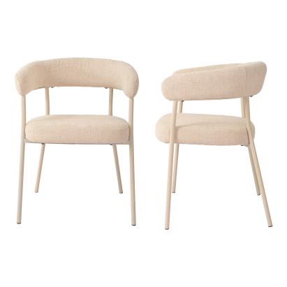 Esszimmerstuhl Huk 2er Set Beige [en.casa]