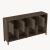 Sideboard Lukkodso 77x145x30 cm Walnussoptik [en.casa]