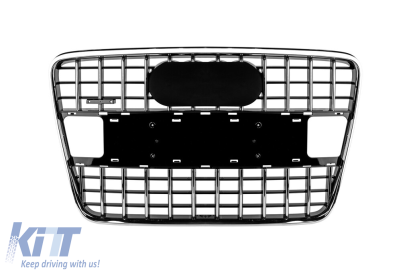 Grilă tip S-Line crom/neagră potrivită pentru Audi Q7 2005-2015 Performance AutoTuning