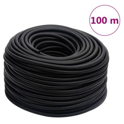 Furtun de aer hibrid, negru, 0,6", 100 m, cauciuc și PVC GartenMobel Dekor