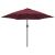 Umbrelă de soare de grădină, stâlp metalic, roșu bordo, 300 cm GartenMobel Dekor