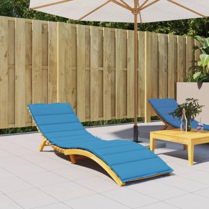 Pernă de șezlong, albastru, 200x60x3 cm, textil oxford GartenMobel Dekor