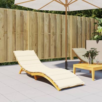 Pernă de șezlong, crem, 200x70x3 cm, textil oxford GartenMobel Dekor