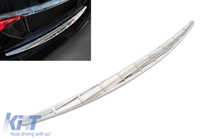 Protector de bara spate Avisa potrivit pentru Mercedes S-Class W223 dupa 2020, crom Performance AutoTuning
