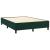 Pat box spring cu saltea, verde închis, 140x190 cm, catifea GartenMobel Dekor