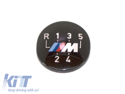 Emblema M pentru levier de viteze potrivită pentru BMW E24 / E28 / E30 / E32 / E34 / E36 / E38 / Z1 / ORIGINAL/ Performance AutoTuning