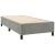 Pat box spring cu saltea, gri deschis, 100x200 cm, catifea GartenMobel Dekor