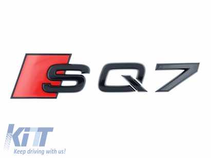 Emblema SQ7 spate, lac negru Performance AutoTuning