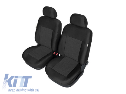 Tapițerie Kegel Tailore Made potrivită pentru scaunele din față ale Ford Fiesta 2008-2017, neagră Performance AutoTuning