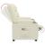 Fotoliu de masaj electric, crem, piele ecologică GartenMobel Dekor