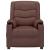 Fotoliu de masaj electric, maro, piele ecologică GartenMobel Dekor