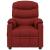 Fotoliu rabatabil electric, roșu vin, material textil GartenMobel Dekor