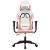 Scaun de jocuri, alb și roz, piele ecologică GartenMobel Dekor