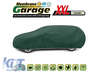 Husa Kegel seria Membrane Garage dimensiune XXL verde pentru break, 485-505x127-137cm Performance AutoTuning