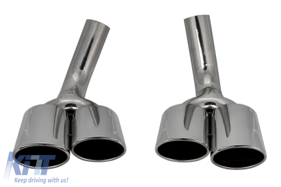 Capace de evacuare tip AMG potrivite pentru Mercedes G-Class W463 1989-2018 crom Performance AutoTuning