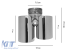 Set de terminale de evacuare duble cromate universale AutoPro, stânga și dreapta Performance AutoTuning