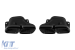 Capace de evacuare AMG negre tip C63 potrivite pentru Mercedes Clasa C W205, C205, S205, A205, SL R232, GLC SUV X253, GLC Coupe C253, dupa 2019, Clasa C W206/S206 dupa 2021 Performance AutoTuning
