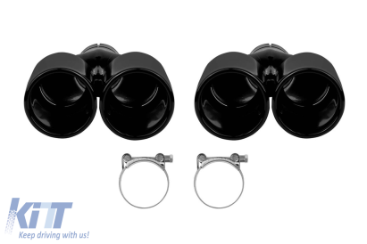 Tipuri de terminații M5 potrivite pentru BMW Seria 5 E60, E61, F10, F11 negre Performance AutoTuning