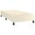 Pat box spring cu saltea, crem, 90x190 cm, piele ecologică GartenMobel Dekor