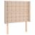 Pat cu arcuri, cu saltea și LED cappuccino 100x200 cm piele eco GartenMobel Dekor