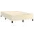 Pat box spring cu saltea, crem, 120x200 cm, piele ecologică GartenMobel Dekor