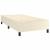 Pat box spring cu saltea, crem, 90x190 cm, piele ecologică GartenMobel Dekor