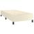 Pat box spring cu saltea, crem, 90x190 cm, piele ecologică GartenMobel Dekor
