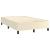 Pat box spring cu saltea, crem, 120x200 cm, piele ecologică GartenMobel Dekor