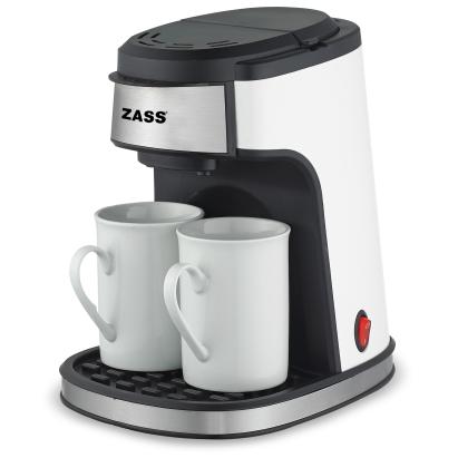 Cafetieră cu filtru Zass ZCM 01 pentru 2 cești, compactă, 450 W