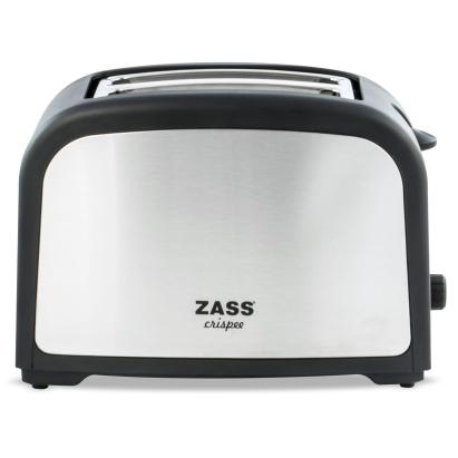 Prajitor de paine Zass ZST 02 din inox, 750W, 2 sloturi si gratar chifle