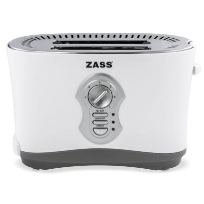 Prajitor de paine Zass ZST 05, 800 W, 2 felii, functii dezghetare si reincalzire