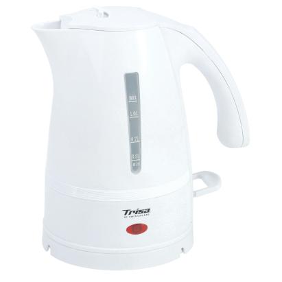 Fierbător electric Trisa Aqualino alb, 1L, 2000W, bază 360°