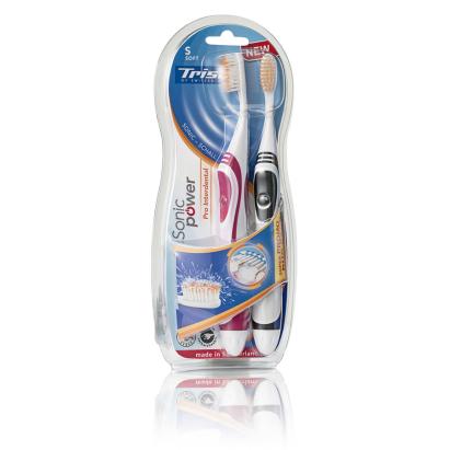 Periuta de dinti electrica sonica Trisa Sonic Power Pro Interdental Duo Soft