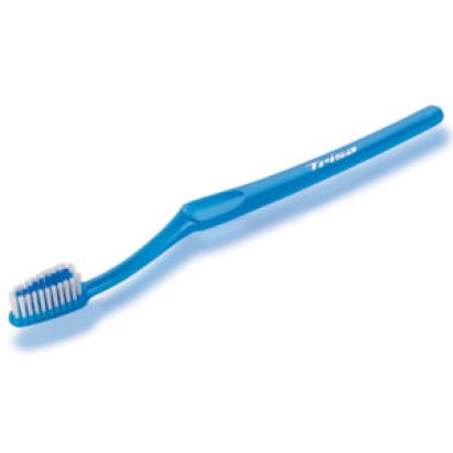 Periuță de dinți manuală Trisa Smile Medium, peri medii, fabricată în Elveția