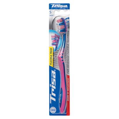 Periuta de dinti manuala Trisa Flexible Head3 Soft, cap flexibil