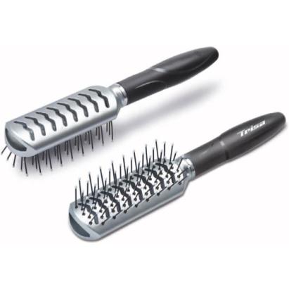 Perie de păr Trisa Pocket Air pentru uscare și coafare, format compact