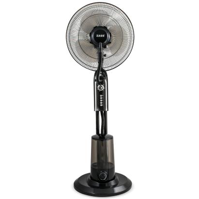 Ventilator cu pulverizare apă ZASS ZMF 01, 75 W, 3 viteze, negru