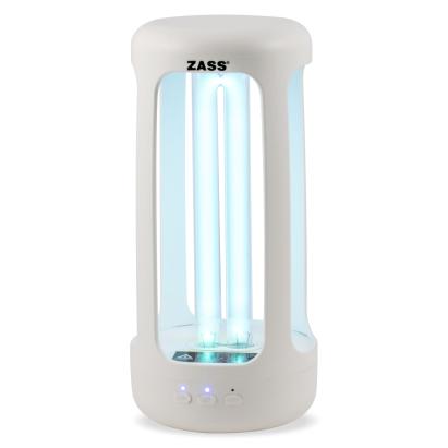 Lampa germicida UV Zass ZUVS 01, 20W, senzor de prezenta, negru