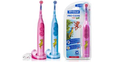 Periuță de dinți electrică pentru copii Trisa Pro Clean Timer Kid 674478