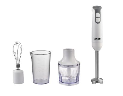 Blender de mână Zass ZHB 07 cu accesorii, tel și tocător