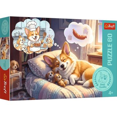 PUZZLE TREFL 60 CORGI IN TARAMUL VISELOR SuperHeroes ToysZone