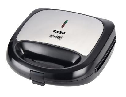 Sandwich maker 3 în 1 Zass ZSMD 04 cu plăci detașabile, 750 W