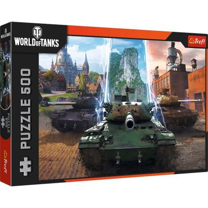 PUZZLE TREFL 500 WORLD OF TANKS TIMP PENTRU ACTIUNE SuperHeroes ToysZone