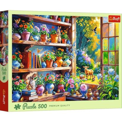 PUZZLE TREFL 500 DIMINEATA DE PRIMAVARA IN ORANGERIE SuperHeroes ToysZone