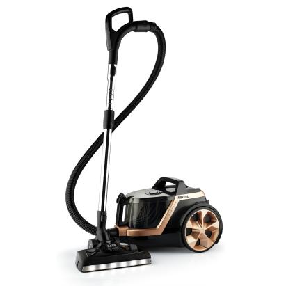 Aspirator fără sac Zass ZVC 22, ciclonic, HEPA 13, roz-auriu