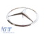 Emblemă pentru grila frontală potrivită pentru Mercedes 165 mm Performance AutoTuning