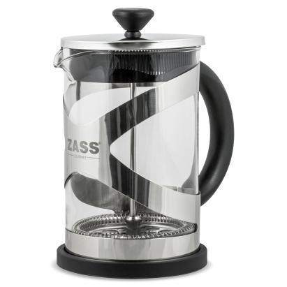 Presa franceză pentru cafea ZASS Gourmet ZG-FPC 01, 800 ml, sticlă și inox