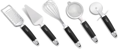 Set unelte de bucătărie din inox 5 piese Zass Gourmet ZG-KT 04